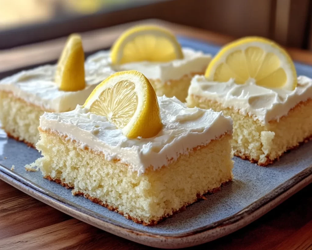 Spring Baking: Lemon Vanilla Sheet Cake in 7 Steps