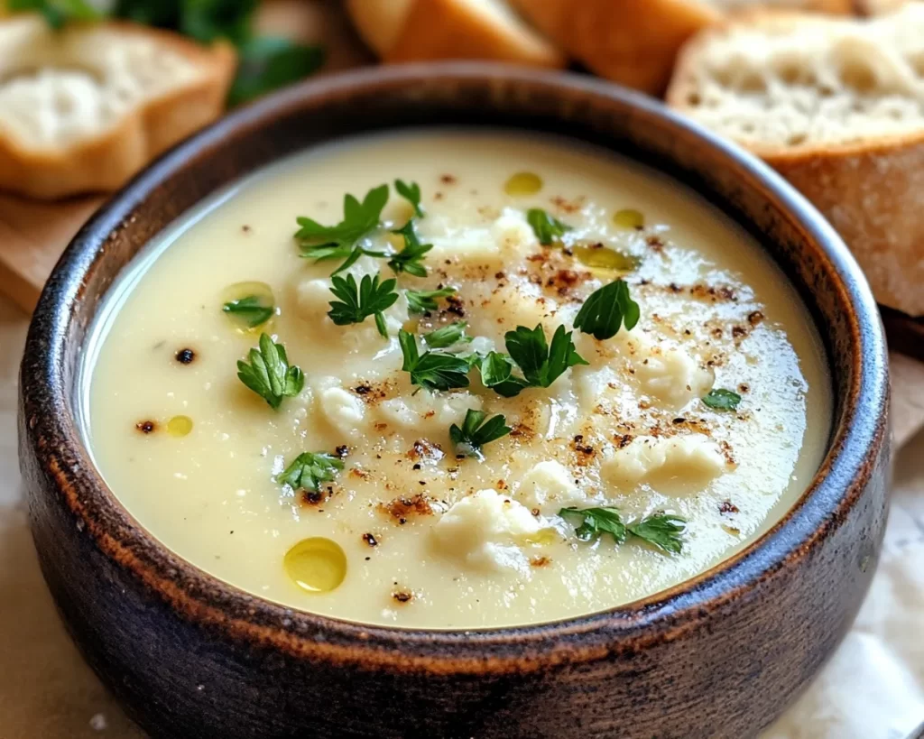 Spring Soup: Creamy Cauliflower Soup in 20 Minutes