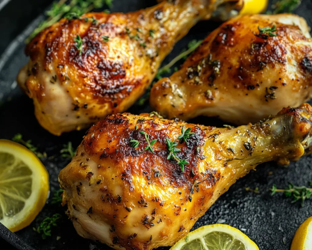 Spring Dinner Ideas: Lemon Thyme Chicken Drumsticks in 30 Minutes