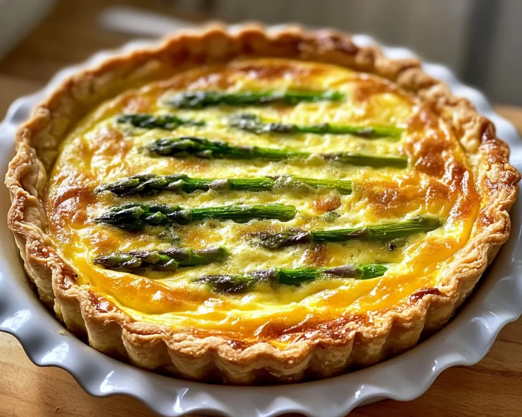 Easter Foods: Spring Quiche With Asparagus and Gruyere in 35 Minutes