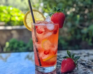 Spring Drinks: Strawberry Lemon Mocktail