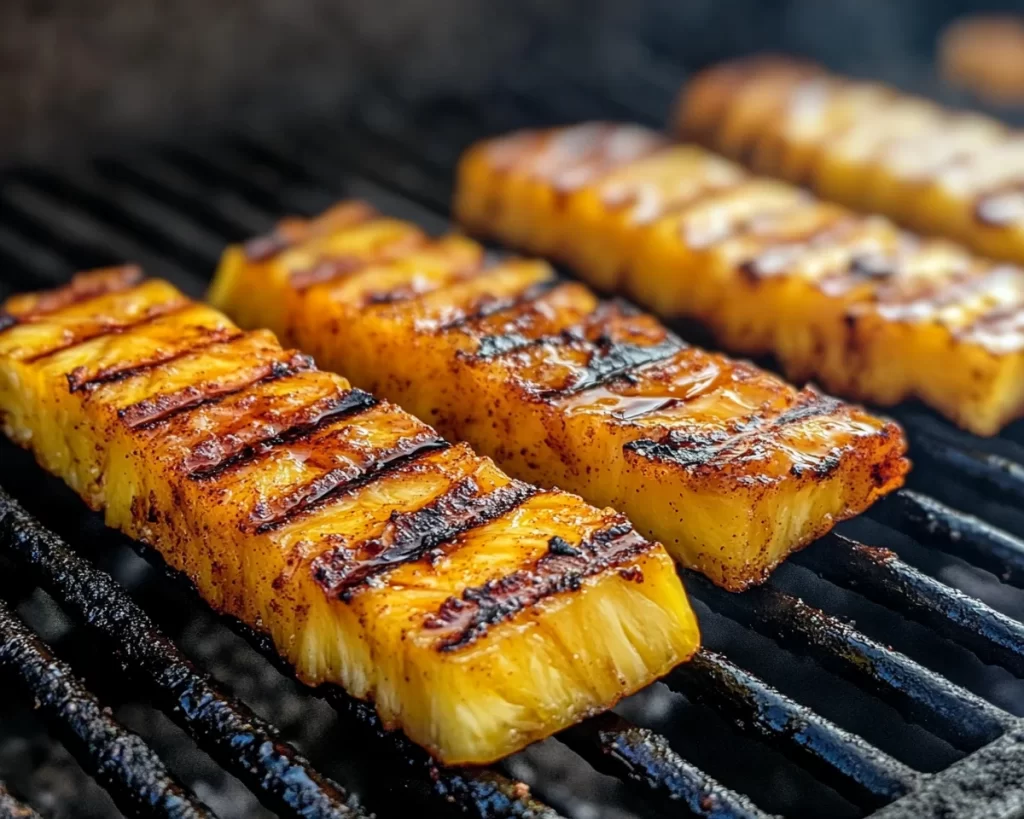 Grilling Recipes: Grilled Pineapple With Cinnamon Honey in 10 Minutes