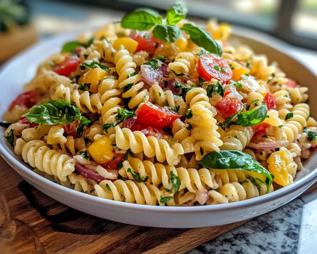 Summer Side Dishes: Easy Pasta Salad with Lemon Dressing