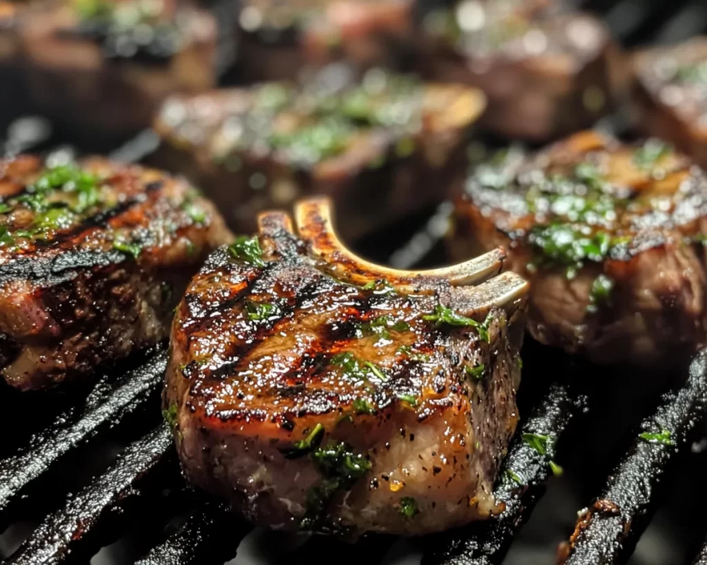Grilling Recipes: Herb Marinated Grilled Lamb Chops in 25 Minutes