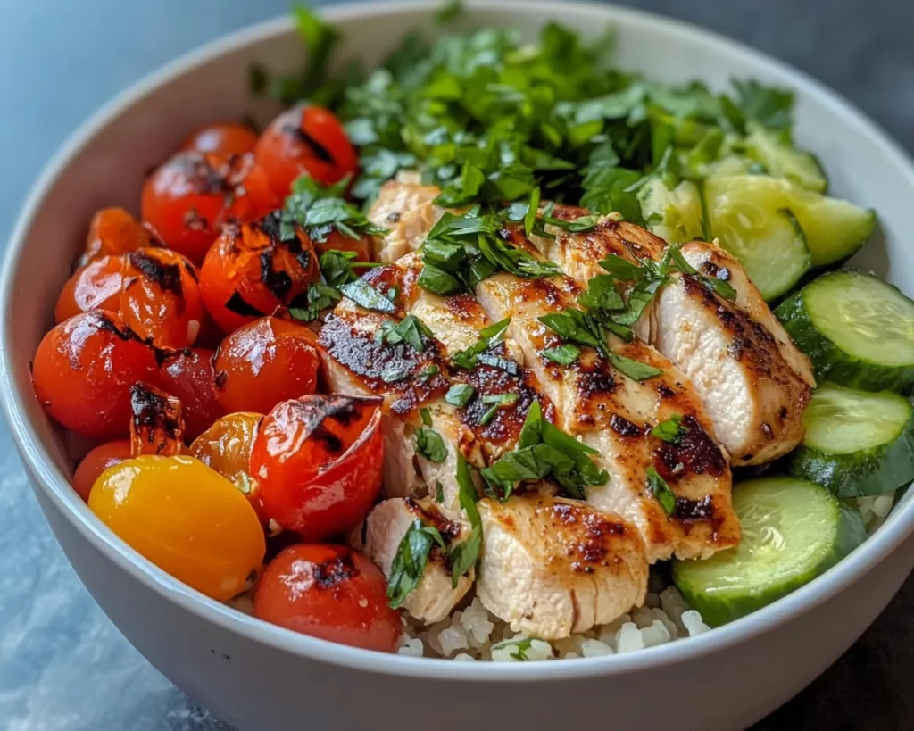 Summer Meals: Mediterranean Chicken Bowl (Fresh)