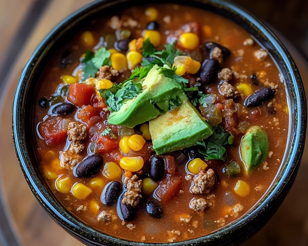 Easy Dinner Recipes for Family: One Pot Taco Soup in 25 Minutes