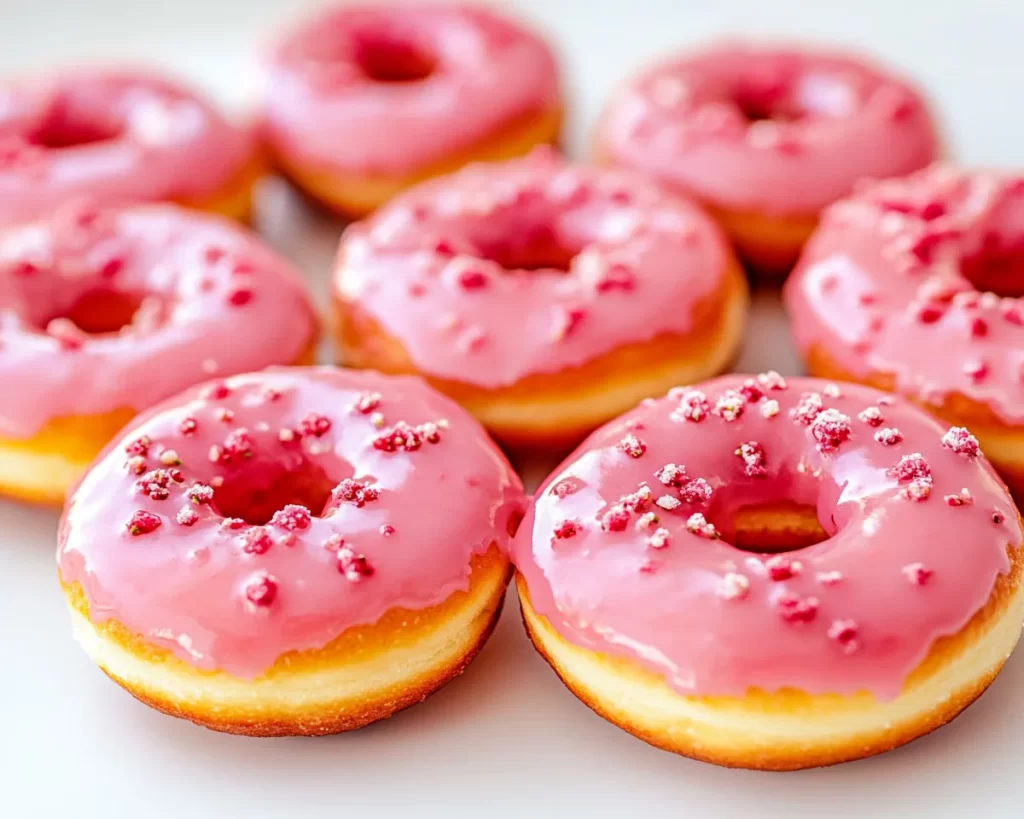 Spring Baking: Strawberry Glazed Donuts in 5 Steps