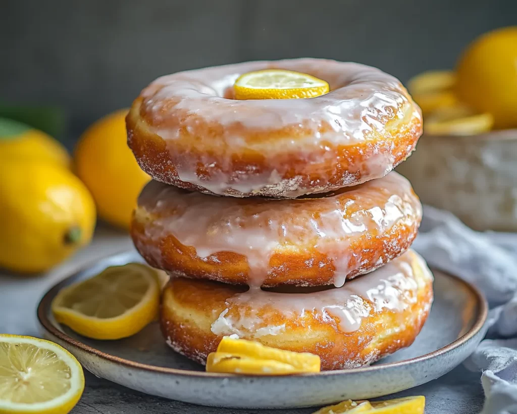 Spring Baking: Lemon Glazed Donuts in 5 Steps