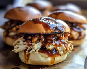 Summer Dinner Ideas: BBQ Chicken Sliders in 15 Minutes
