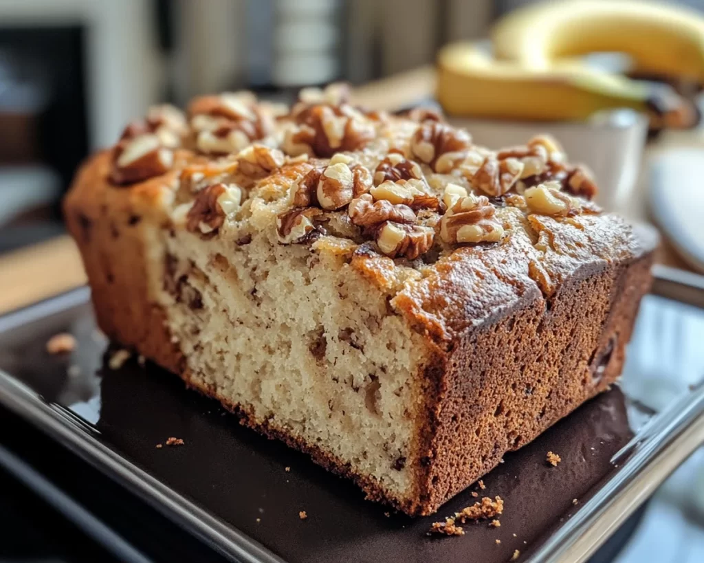 Spring Baking: Banana Walnut Bread in 5 Ingredients