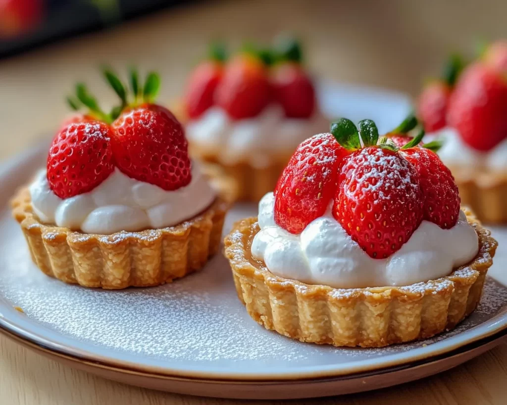 Spring Desserts: Mini Strawberry Tarts in 5 Steps