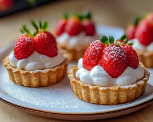 Spring Desserts: Mini Strawberry Tarts in 5 Steps
