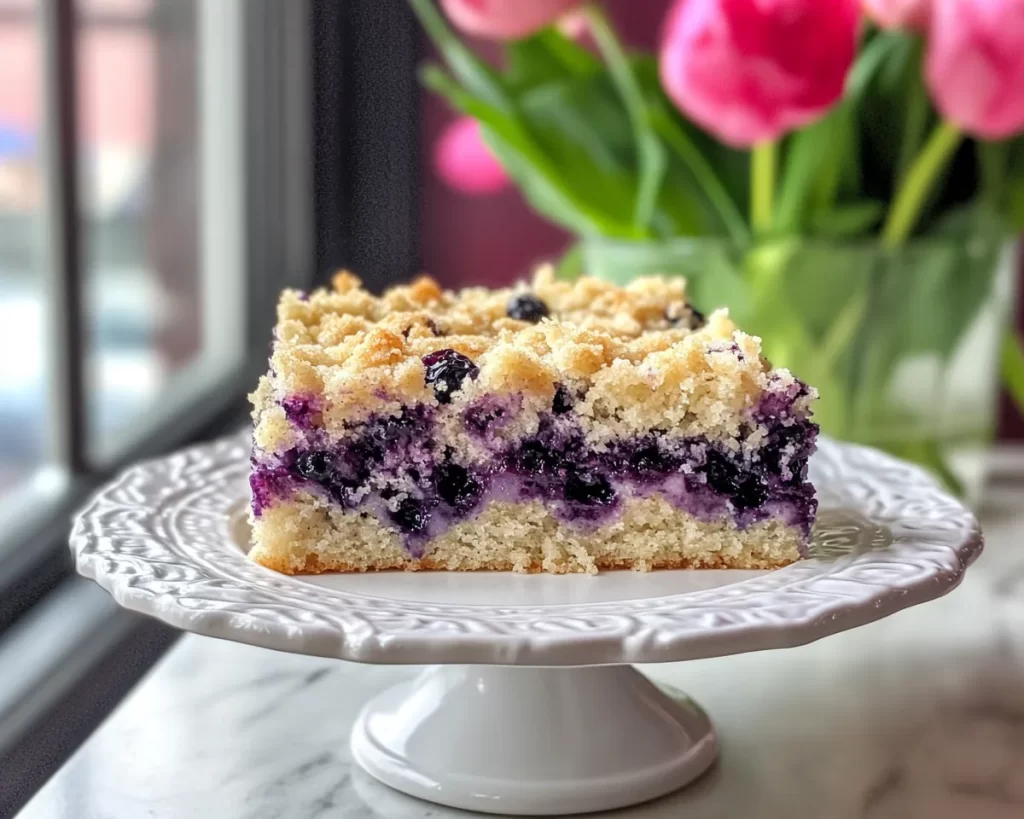 Spring Baking: Blueberry Crumb Cake in 7 Steps