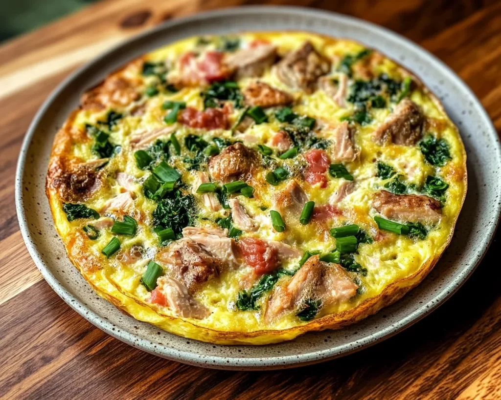 Frittata Recipe with Turkey (Meal Prep Breakfast)