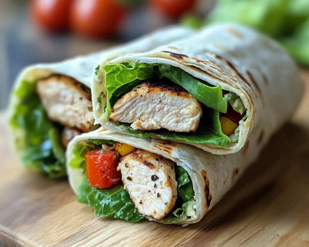 Summer Dinner Ideas: Grilled Chicken Caesar Wraps in 15 Minutes