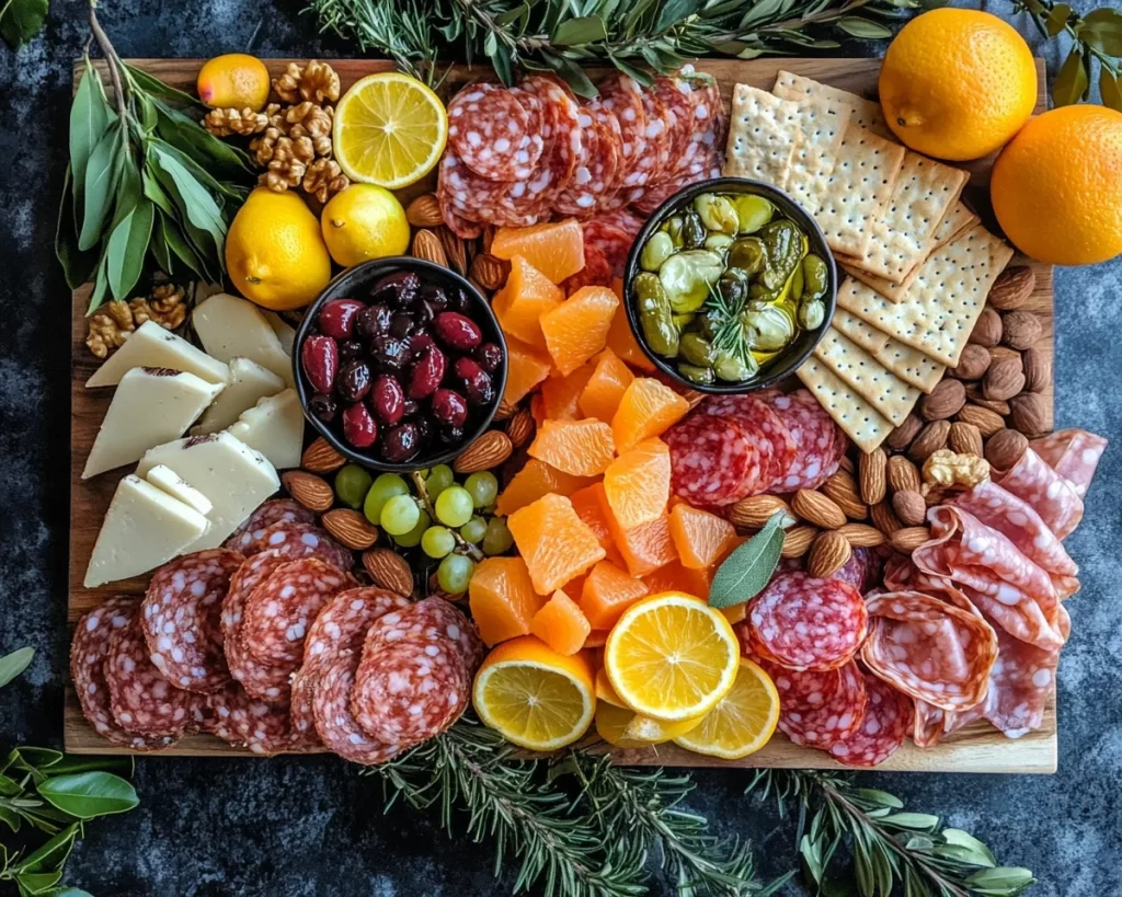 Spring Charcuterie Board Ideas with Citrus & Nuts in 5 Steps