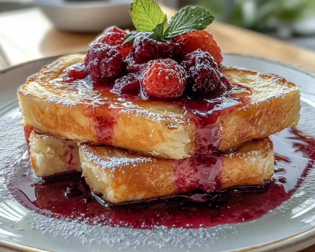 Spring Brunch: Brioche French Toast With Berry Compote in 20 Minutes