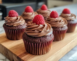 Chocolate Raspberry Cupcakes: Bakery