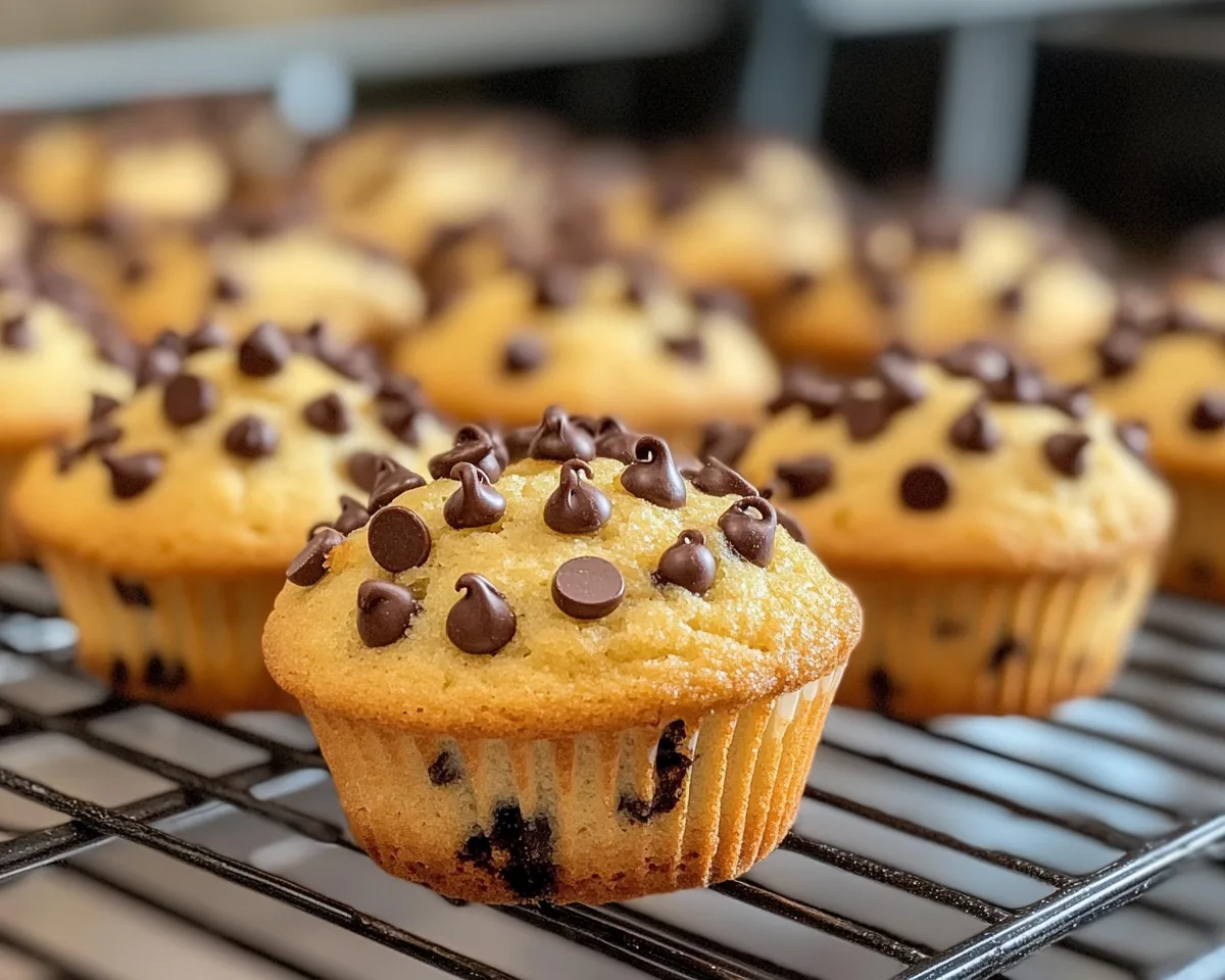 Spring Baking: Chocolate Chip Muffins in 5 Ingredients