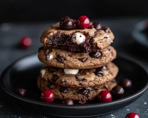 Black Forest Cookie: Nutella Stuffed Black Forest Cookies in 25 Minutes