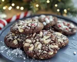 Black Forest Cookie: Peppermint Black Forest Crinkle Cookies in 25 Minutes