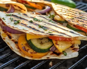 Summer Dinner Ideas: Grilled Veggie Quesadillas in 15 Minutes