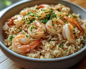 Spring Dinner Recipes: Garlic Butter Shrimp Rice in 20 Minutes