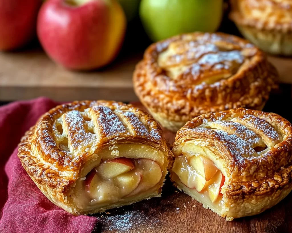 Cheesecake Stuffed Apple Pies