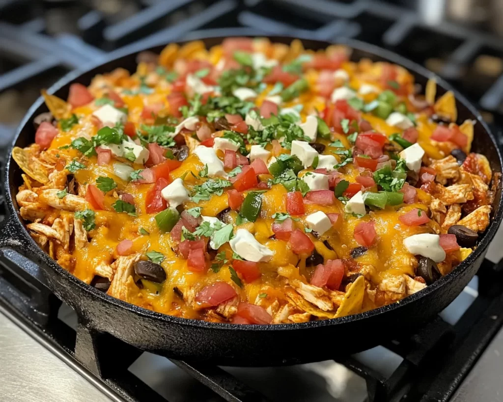 Easy Dinner Recipes for Family: Cheesy Chicken Taco Skillet in 20 Minutes