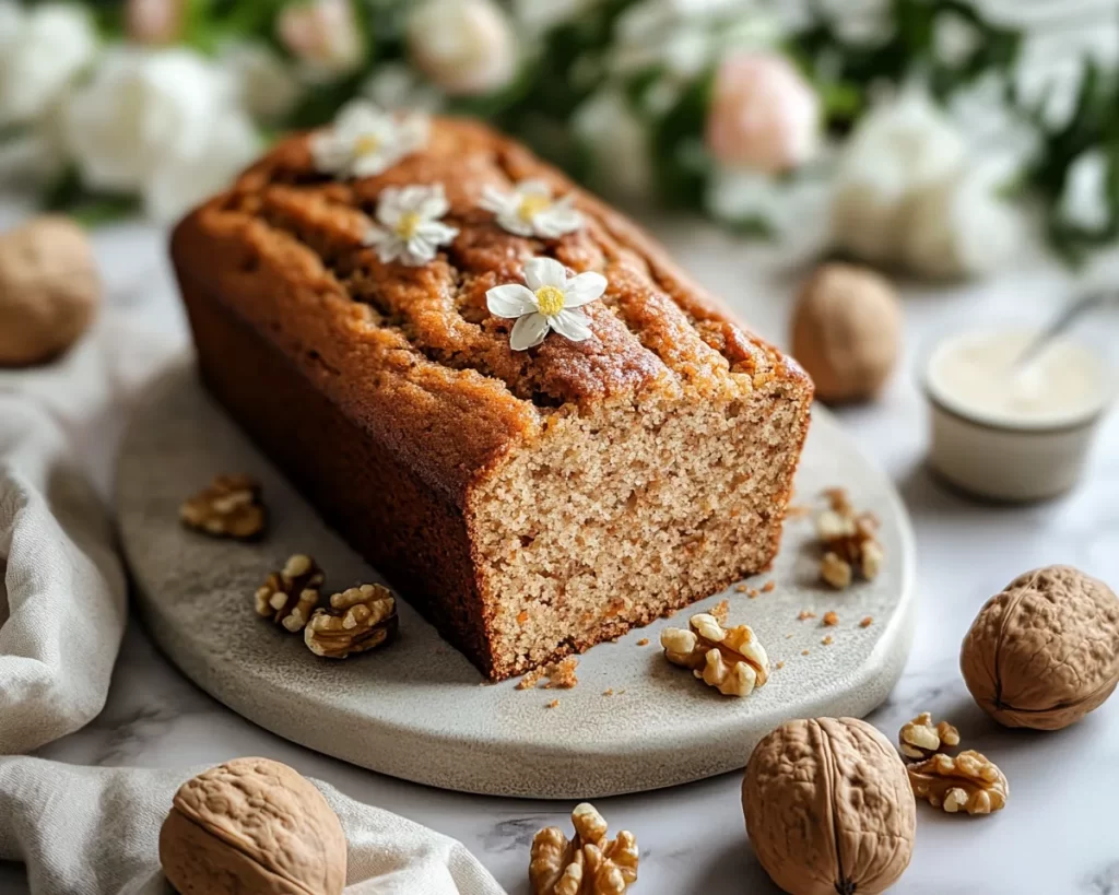 Spring Baking: Carrot Cake Loaf with Walnuts in 5 Steps