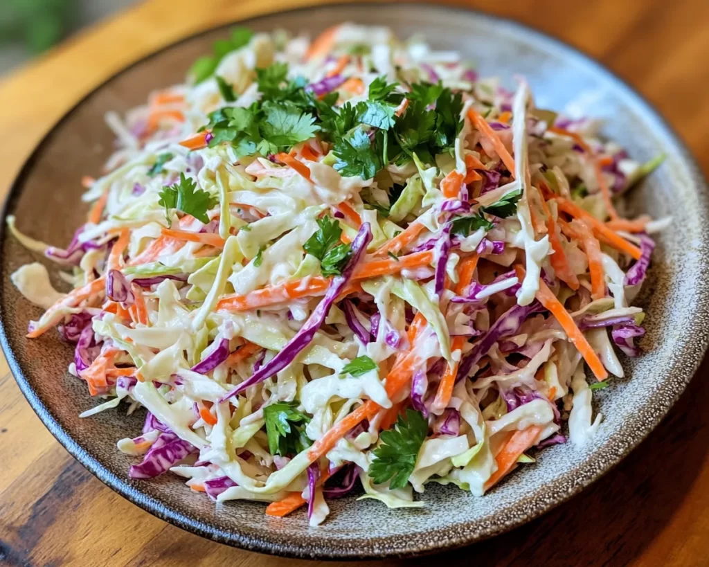 Summer Side Dishes: Easy Coleslaw with Lemon Vinegarette