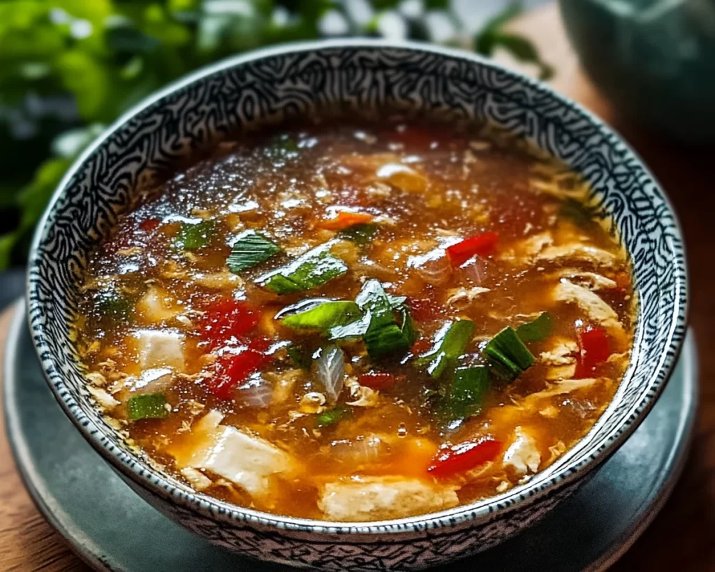 Chinese Style Hot and Sour Soup