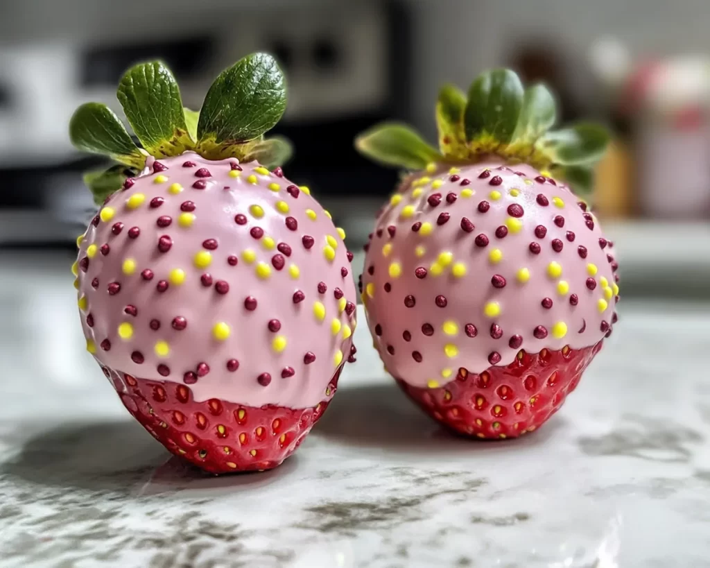 Easter Chocolate Covered Strawberries: Speckled Egg Chocolate Strawberries in 25 Minutes