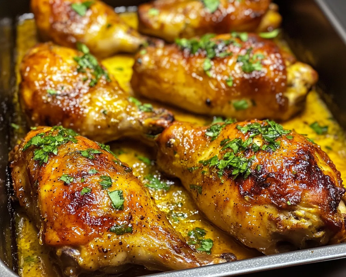 Spring Dinner: Honey Mustard Baked Chicken in 25 Minutes