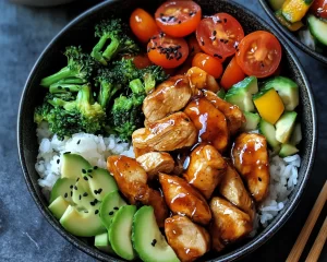 Summer Dinner Ideas: Teriyaki Chicken Bowls in 20 Minutes