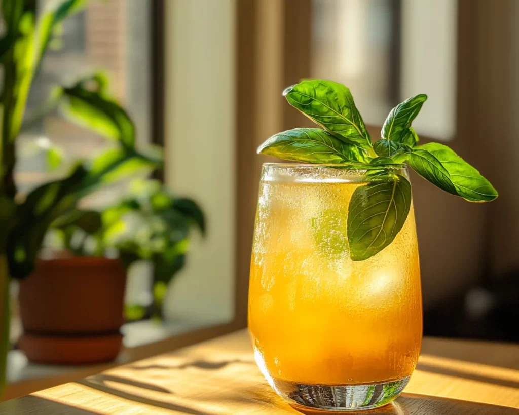 Spring Cocktails: Pineapple Basil Prosecco Spritz in 10 Minutes
