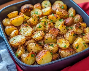 Crispy Oven Roasted Baby Potatoes