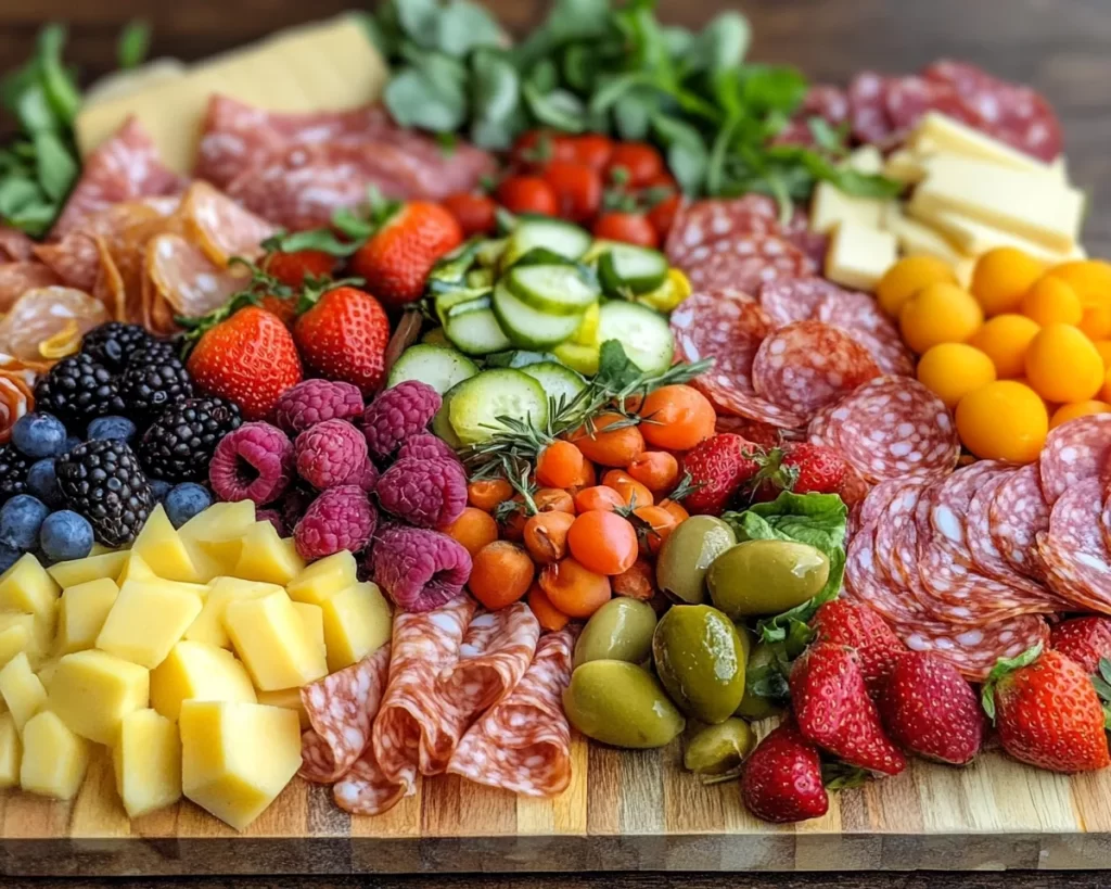 Spring Charcuterie Board Ideas: Garden Fresh Spring Grazing Board in 20 Minutes
