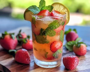 Spring Drinks: Frozen Strawberry Mint Lemonade in 10 Minutes