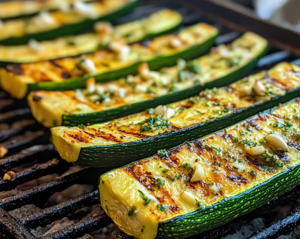 Grilling Recipes: Garlic Herb Grilled Zucchini in 15 Minutes