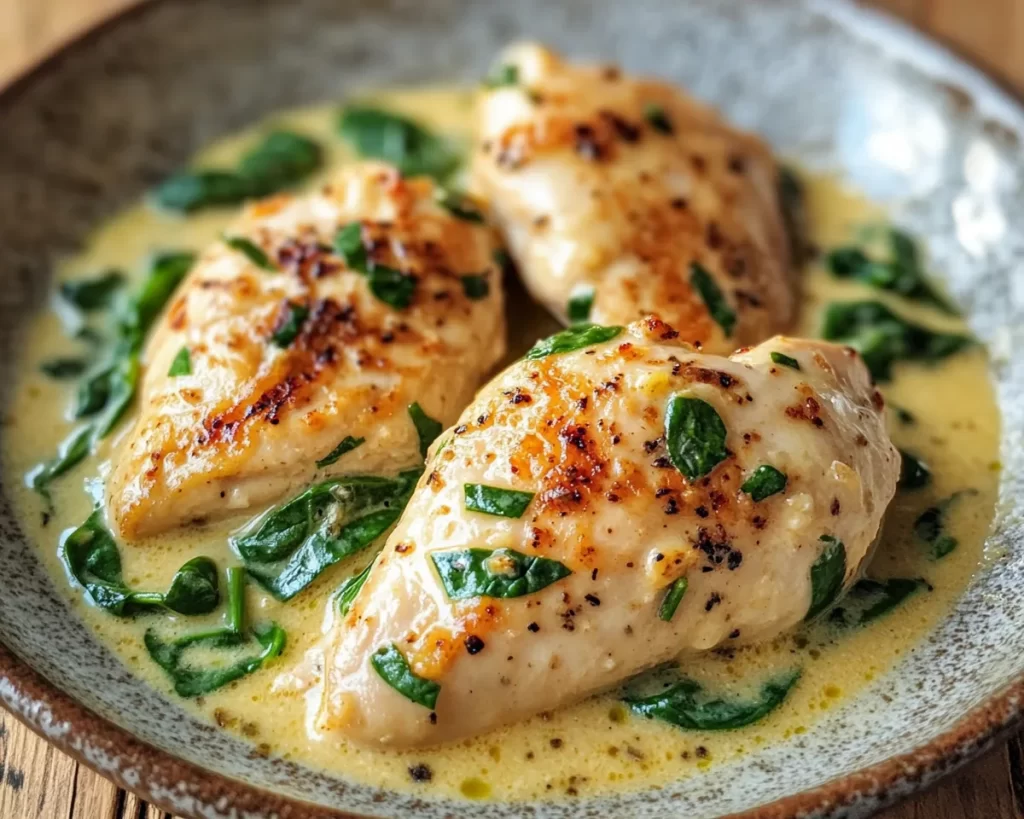 Spring Dinner: Creamy Spinach Chicken in 20 Minutes