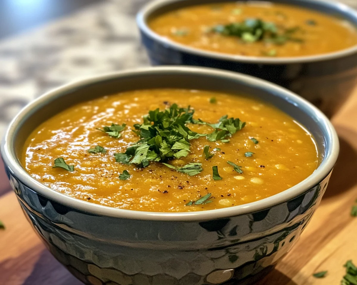 Spring Soup: Carrot & Red Lentil Soup in 25 Minutes