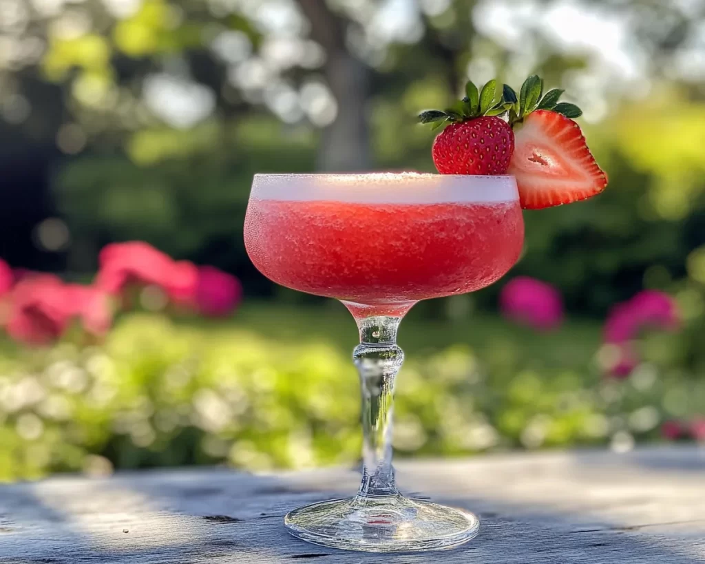 Summer Drinks: Strawberry Coconut Frozen Daiquiri in 10 Minutes