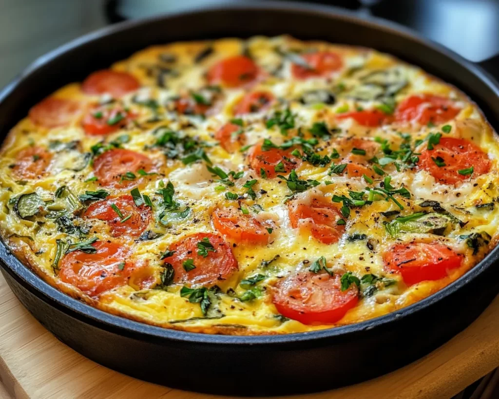 Healthy Easy Recipes: Egg White Veggie Frittata in 20 Minutes