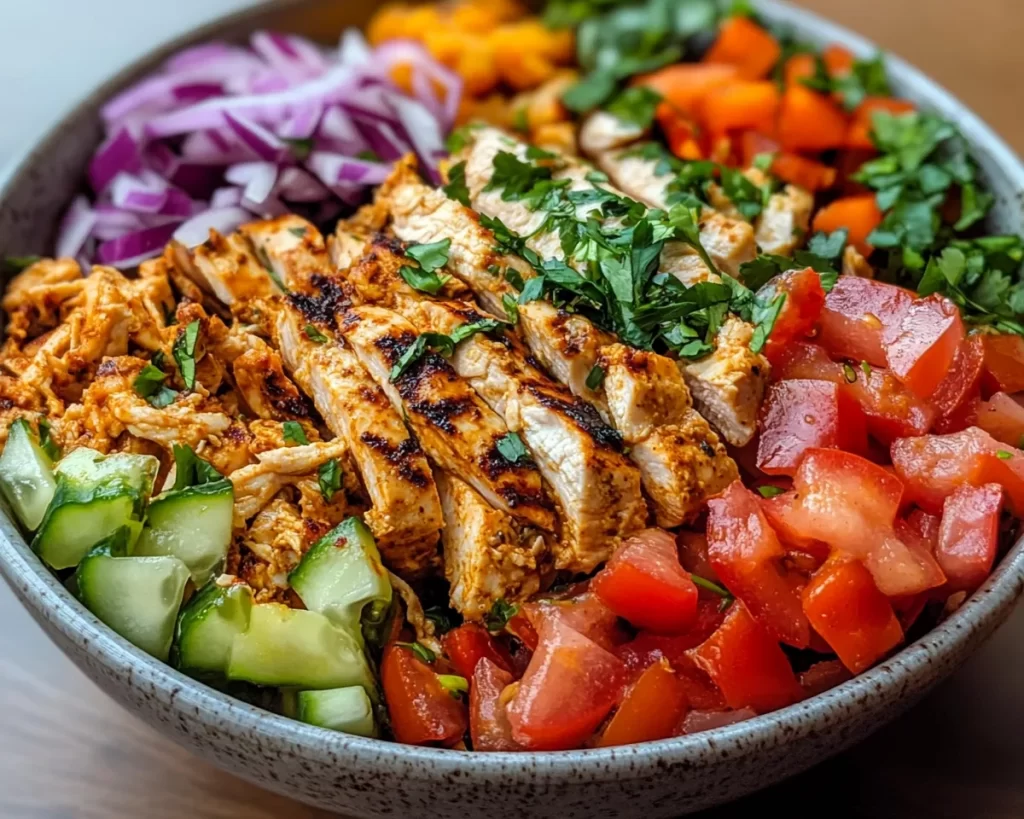 Healthy Easy Chicken Shawarma Bowls (Quick Dinner)