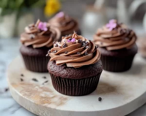 Spring Cupcakes: Mocha Chocolate Cupcakes in 7 Steps
