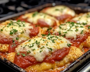 Easy Dinner Recipes for Family: Baked Chicken Parmesan in 25 Minutes