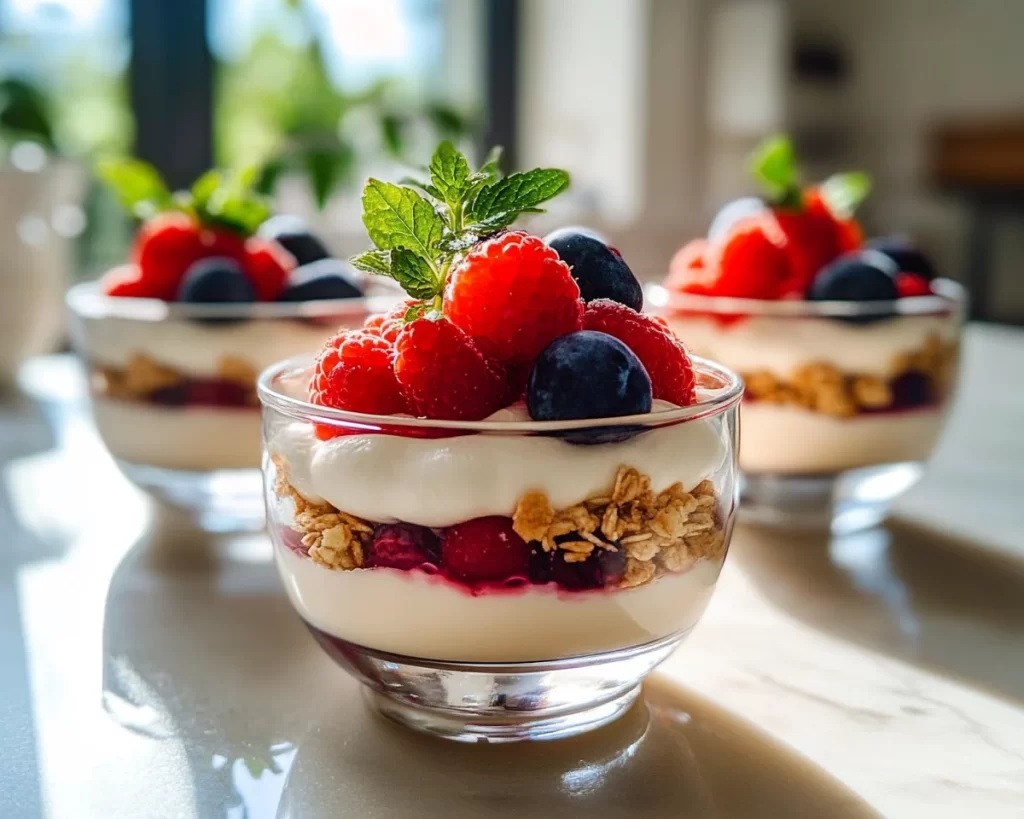 Spring Desserts: Berry Parfaits in 5 Ingredients