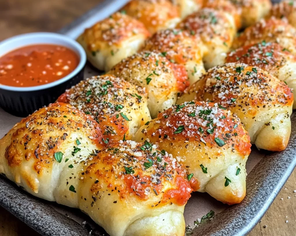 Baseball Snacks: Pizza Rolls With Marinara Dipping Sauce in 20 Minutes