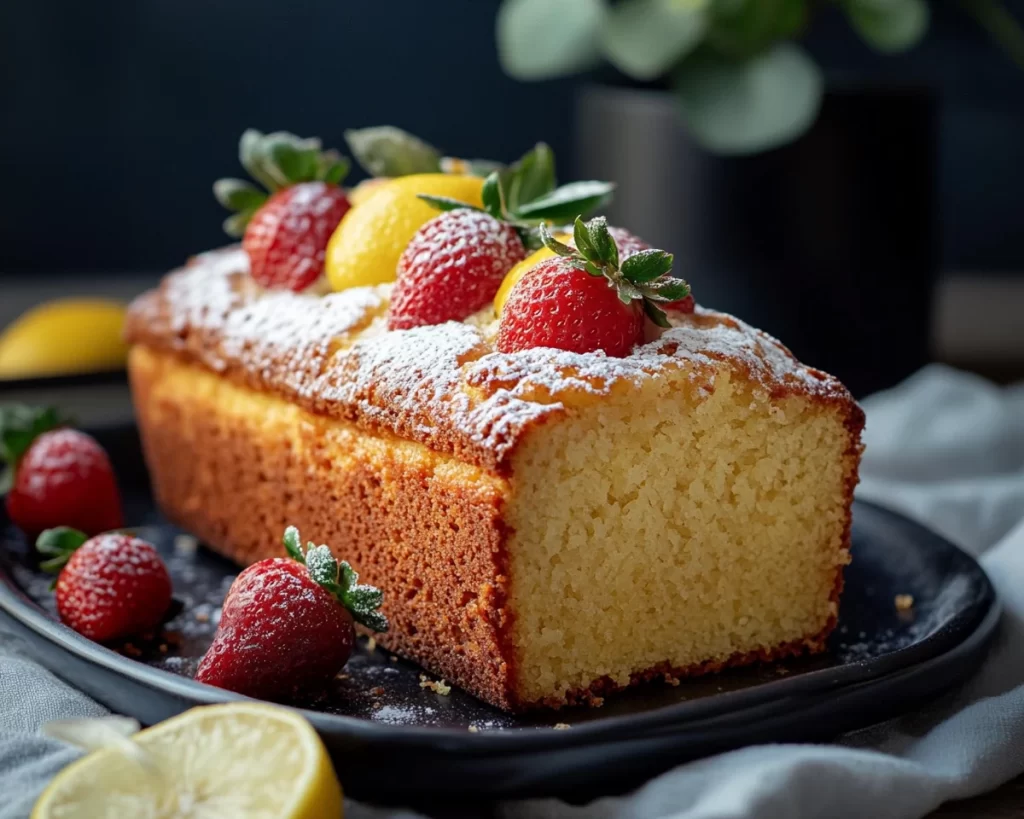 Spring Baking: Strawberry Lemon Loaf Cake in 30 Minutes